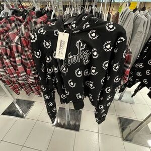 Black Graphic Men's Sweater